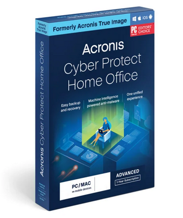 Acronis Cyber Protect Home Office Advanced+ 500 GB Cloud Storage