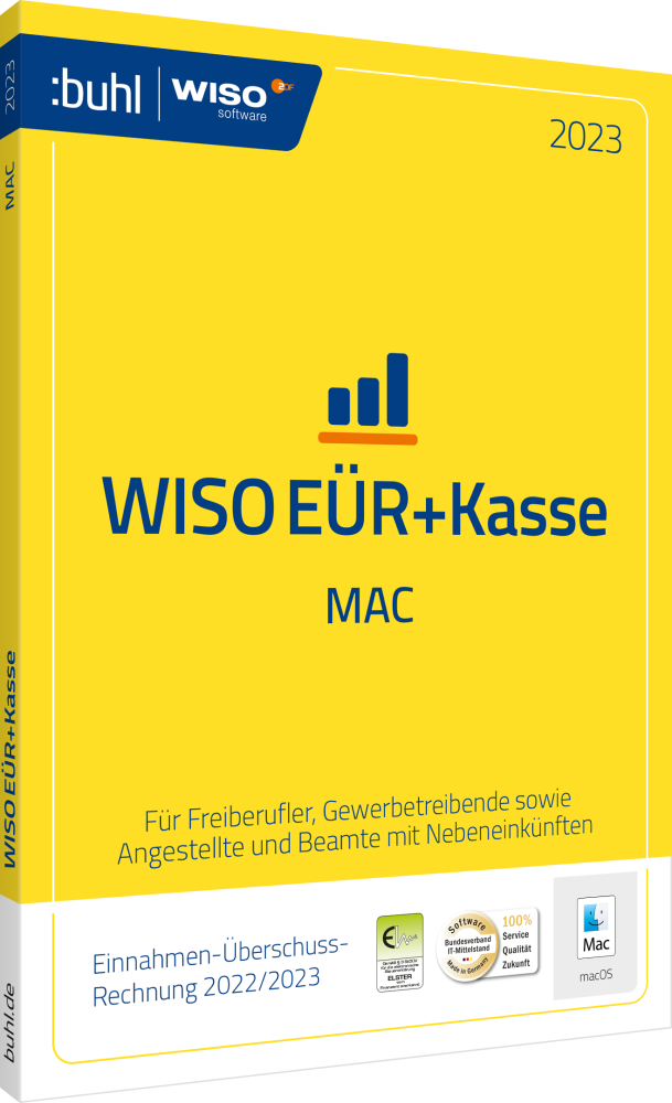 WISO EÜR &amp; Kasse:Mac 2023
