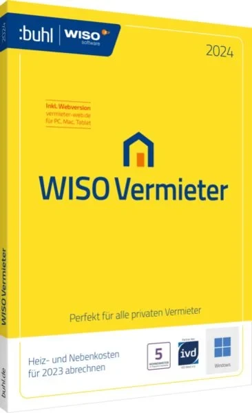 WISO Vermieter 2024 (für das Steuerjahr 2023)