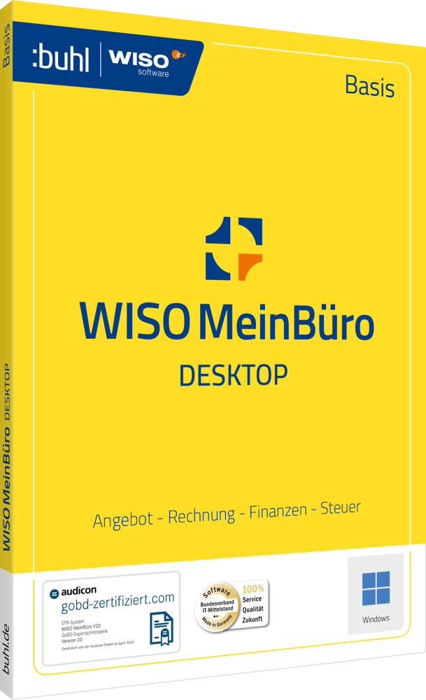 WISO Mein Büro Desktop Basic 365