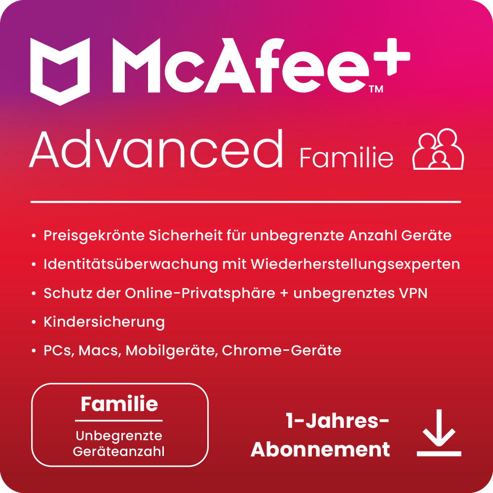 McAfee+ Advanced Family Security