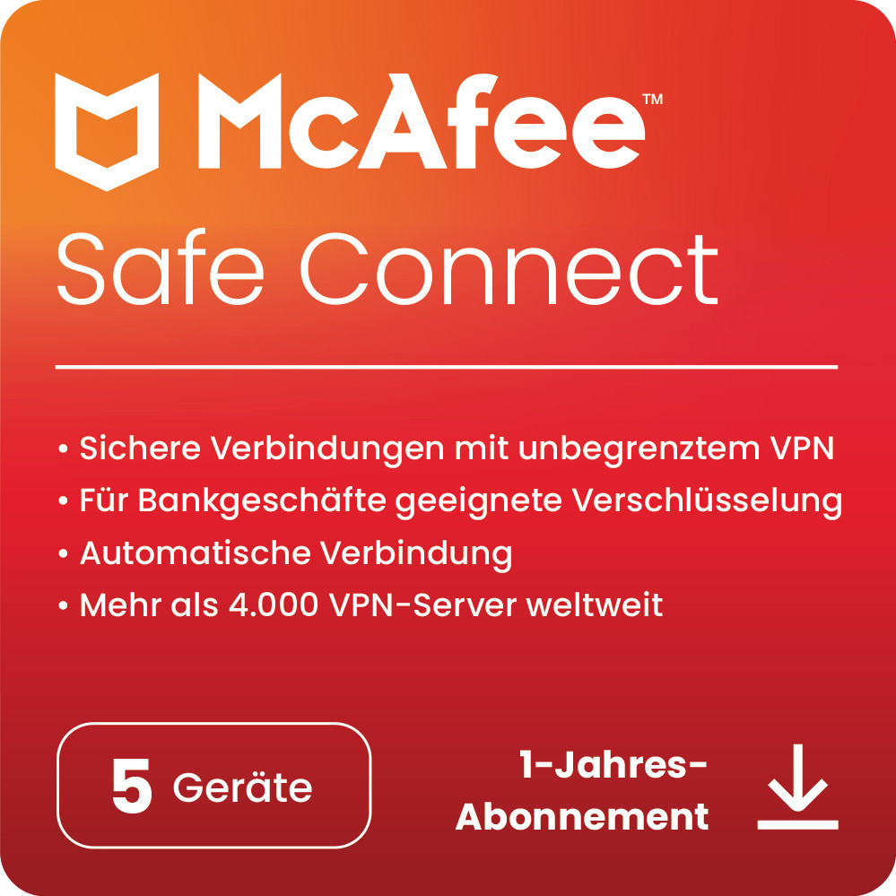 McAfee VPN Safe Connect